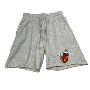Concepts Sport Womens Miami Heat Sweat Shorts Gray/Multi Size Small Pockets